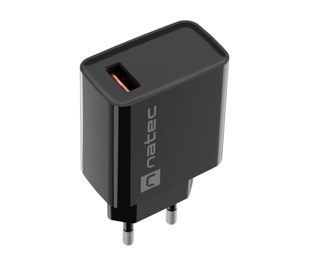 NATEC RIBERA 1X USB-A 18W CZARNA NUC-2058 - 1480398 - zdjęcie 4